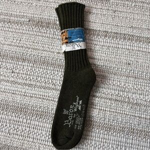 Men's VTG Wigwam Socks Super Tube Green Over The Calf Acrylic Size 10.5-13 90s.